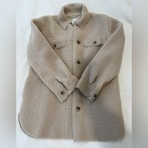Sherpa shacket